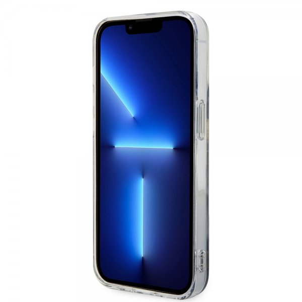 Guess iPhone 14 Pro Skal Golden Marble MagSafe Svart