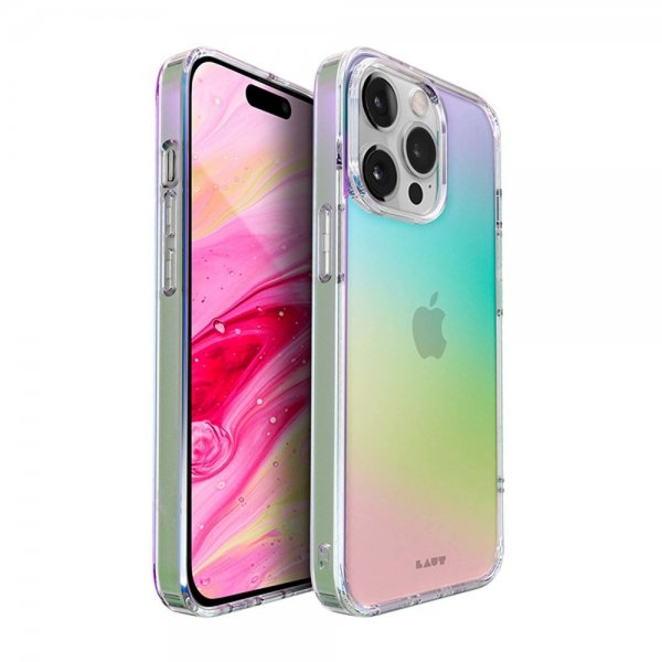 LAUT iPhone 14 Pro Skal Holo Pearl