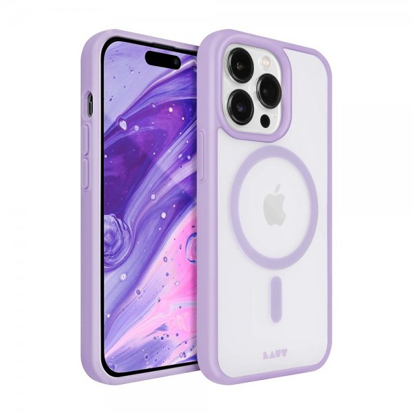 LAUT iPhone 14 Pro Skal Huex Protect MagSafe Lavender