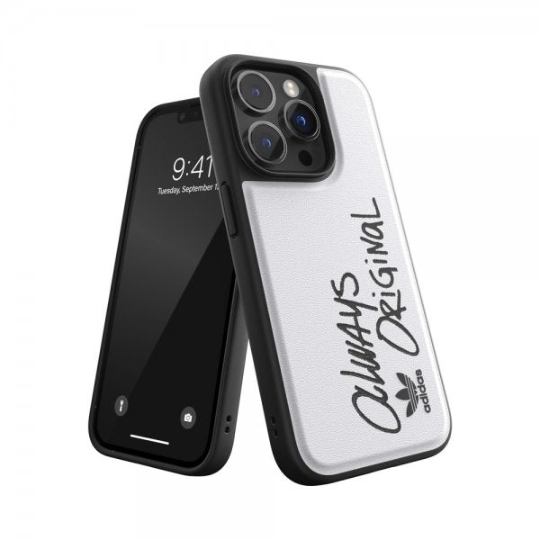 Adidas iPhone 14 Pro Skal Inlay Embroidery Case Vit Svart