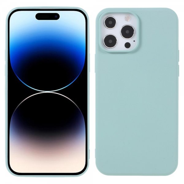 X-Level iPhone 14 Pro Skal Liquid Silicone Turkos