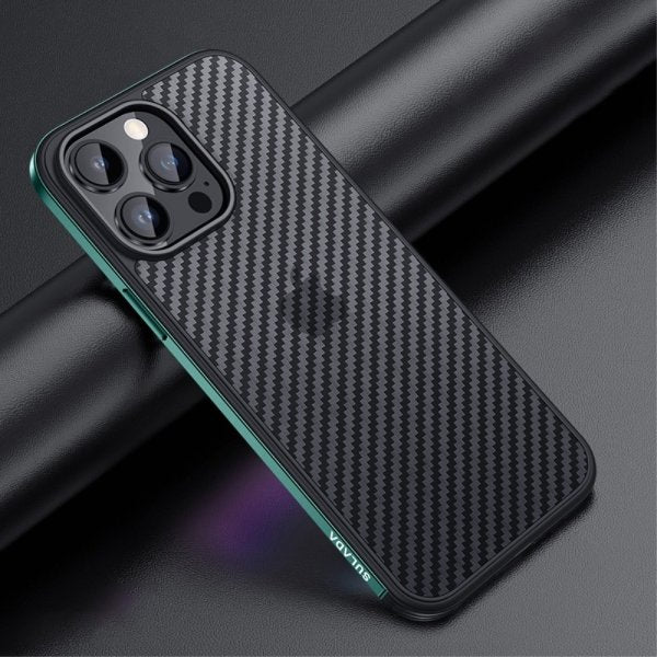 Sulada iPhone 14 Pro Skal Luxury Series Grön