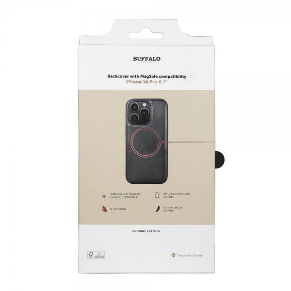Buffalo iPhone 14 Pro Skal MagSeries Svart