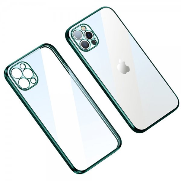 Sulada iPhone 14 Pro Skal Pläterad Kant Grön