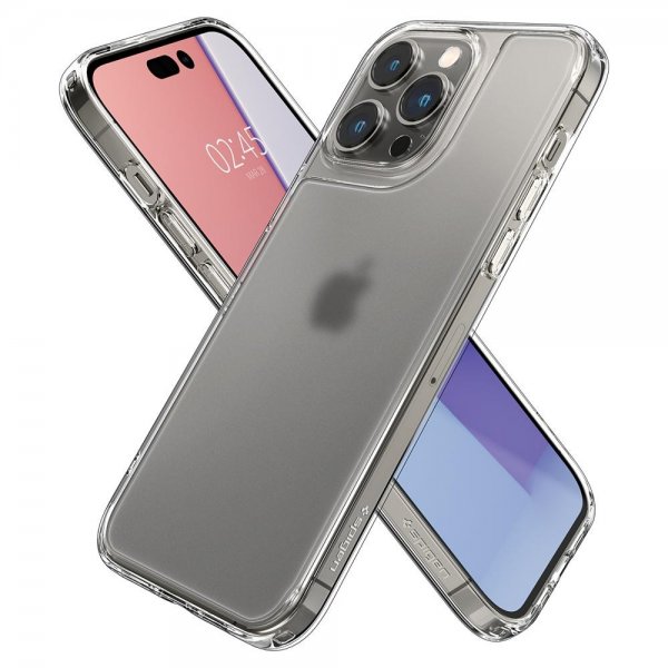 Spigen iPhone 14 Pro Skal Quartz Hybrid Matte Clear
