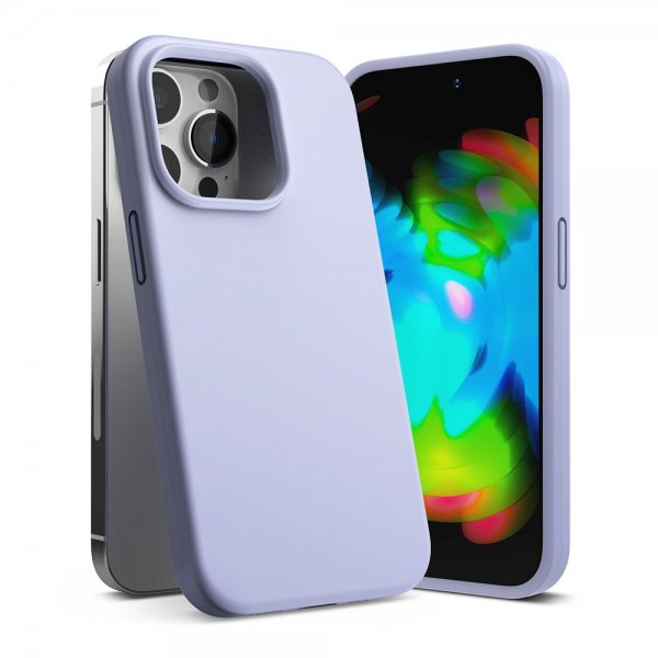Ringke iPhone 14 Pro Skal Silicone Lavender