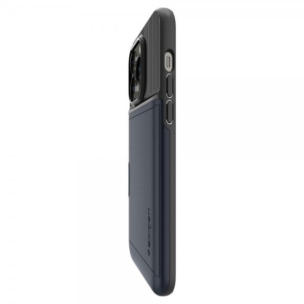 Spigen iPhone 14 Pro Skal Slim Armor CS Metal Slate