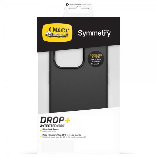 Otterbox iPhone 14 Pro Skal Symmetry Series Svart
