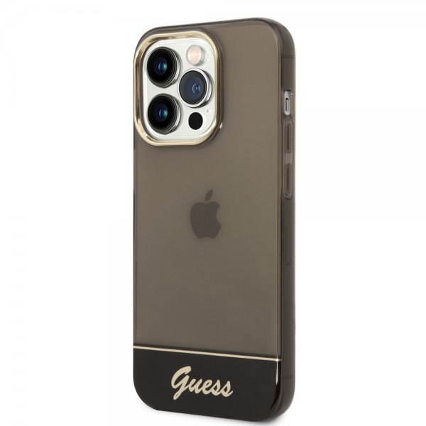 Guess iPhone 14 Pro Skal Translucent Svart