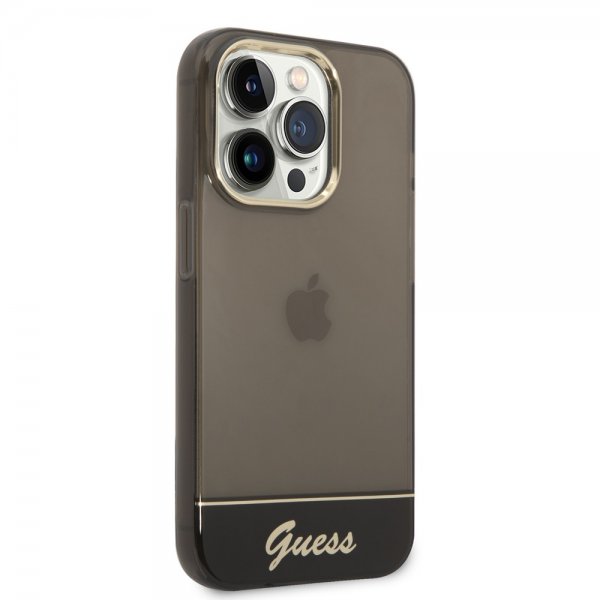 Guess iPhone 14 Pro Skal Translucent Svart
