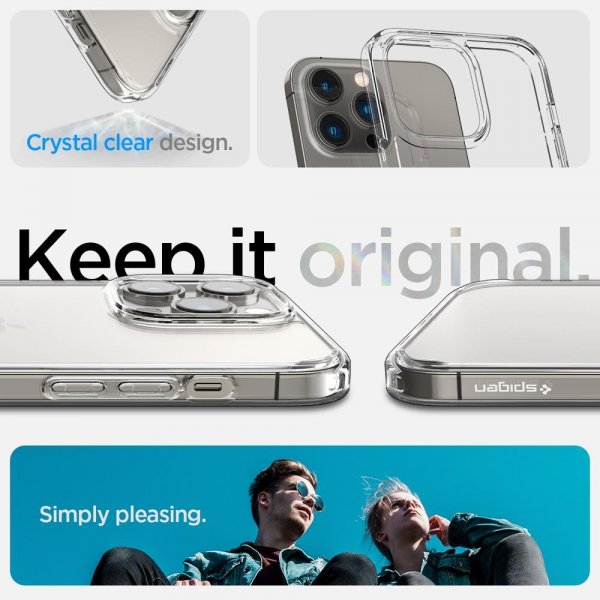 Spigen iPhone 14 Pro Skal Ultra Hybrid Crystal Clear