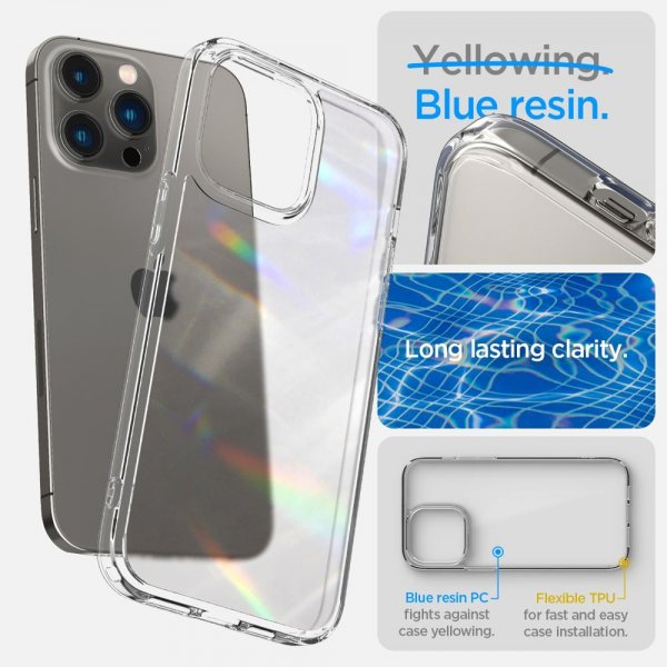 Spigen iPhone 14 Pro Skal Ultra Hybrid Frost Clear