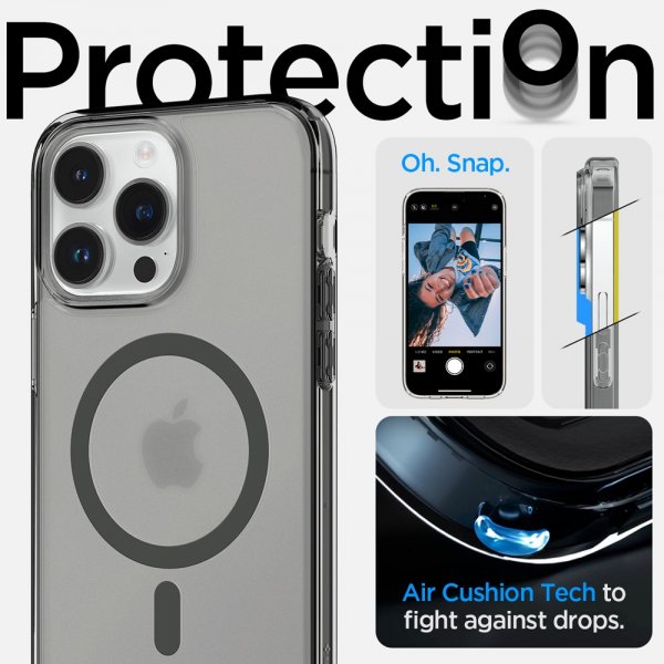 Spigen iPhone 14 Pro Skal Ultra Hybrid MagFit Frost Black