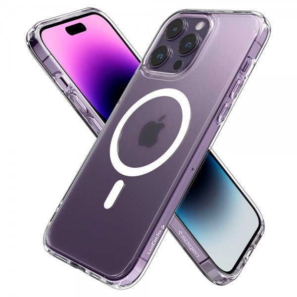 Spigen iPhone 14 Pro Skal Ultra Hybrid MagFit Frost Clear