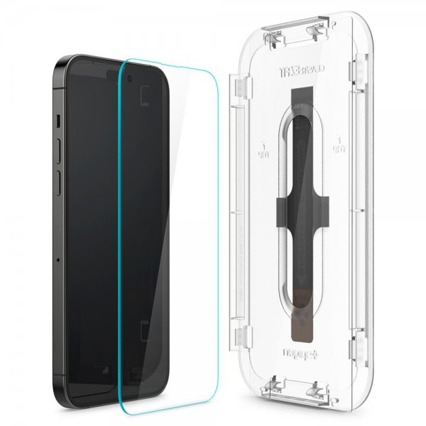 Spigen iPhone 14 Pro Skärmskydd GLAS.tR EZ Fit 2-pack