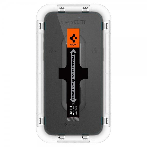 Spigen iPhone 14 Pro Skärmskydd GLAS.tR EZ Fit 2-pack