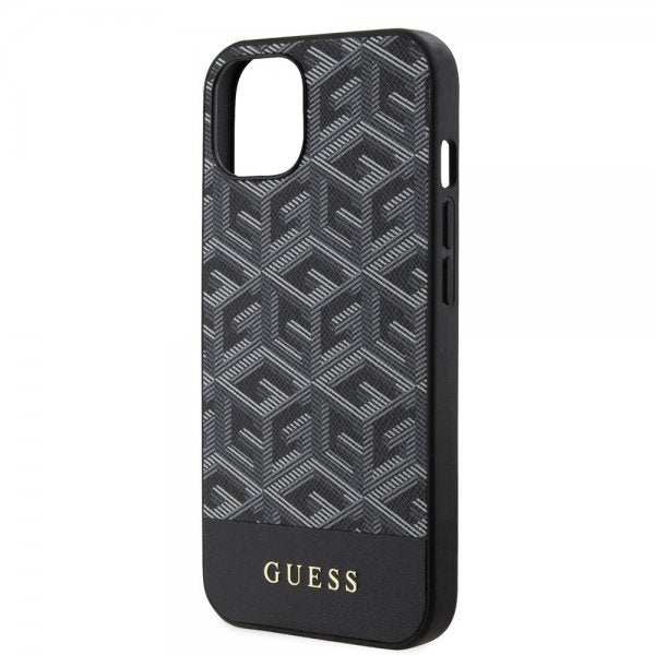 Guess iPhone 14 Skal G Cube MagSafe Svart