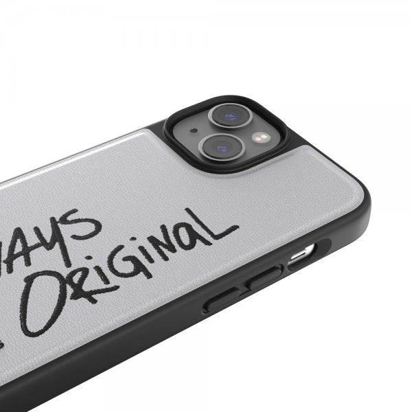 Adidas iPhone 14 Skal Inlay Embroidery Case Vit Svart