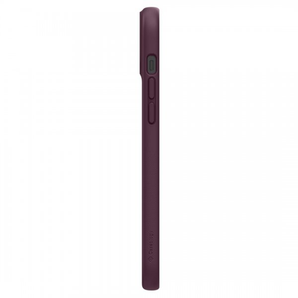 Caseology iPhone 14 Skal med Skärmskydd Nano Pop 360 Burgundy Bean