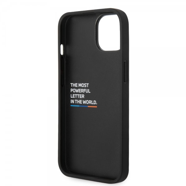BMW iPhone 14 Skal Quilted Svart