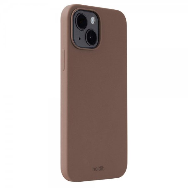 holdit iPhone 14 Skal Silikon Dark Brown