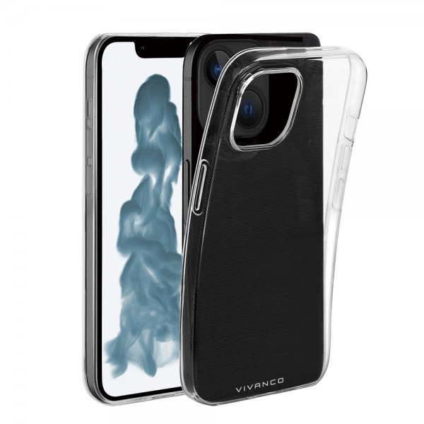 Vivanco iPhone 14 Skal Slim TPU Transparent