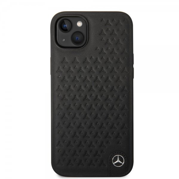 Mercedes Benz iPhone 14 Skal Star Pattern Svart