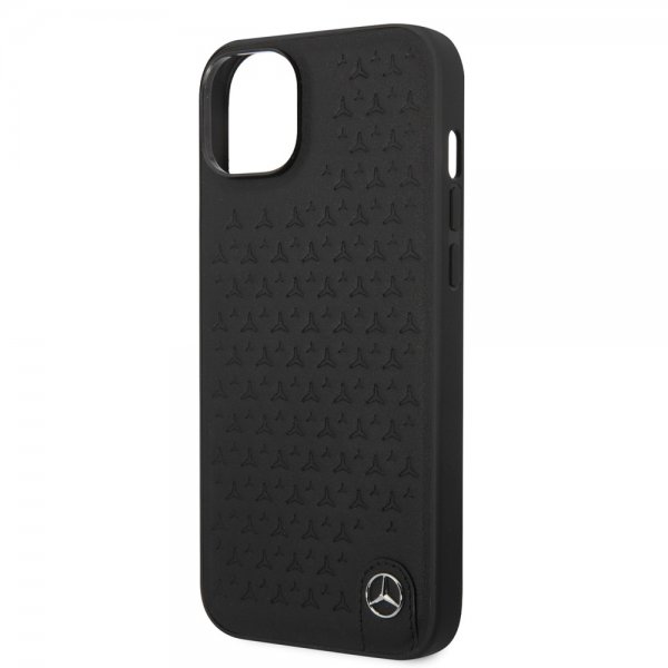 Mercedes Benz iPhone 14 Skal Star Pattern Svart