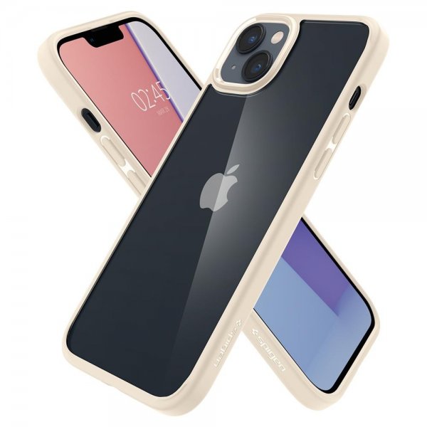 Spigen iPhone 14 Skal Ultra Hybrid Sand Beige