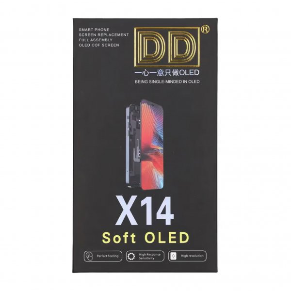 iPhone 14 Soft OLED Display High Quality Black(DD brand)