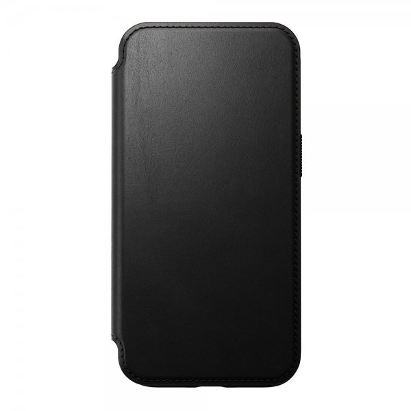 Nomad iPhone 15 Fodral Modern Leather Folio Svart