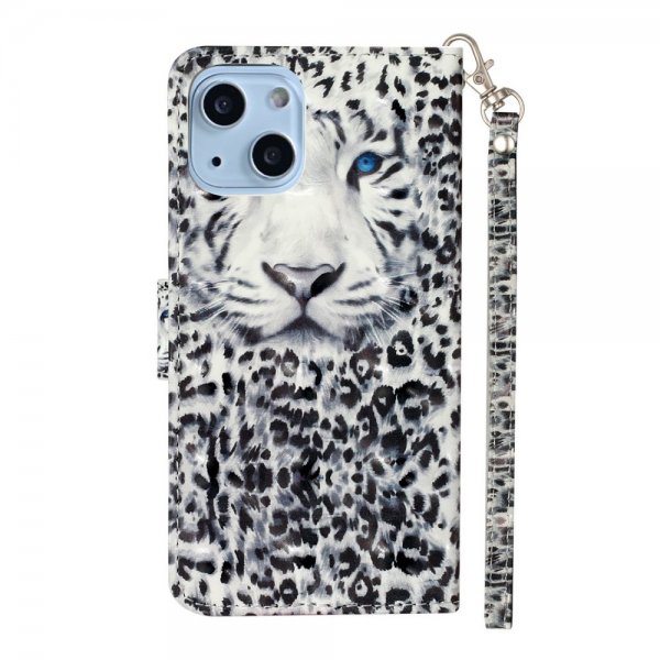iPhone 15 Fodral Motiv Vit Tiger