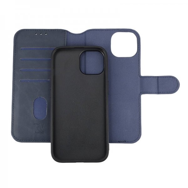 Rvelon iPhone 15 Fodral Magnetiskt Avtagbart Skal Blå