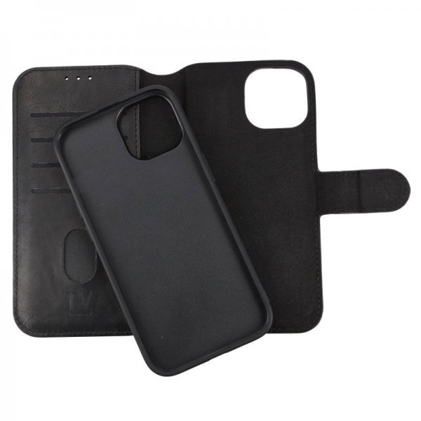 Rvelon iPhone 15 Fodral Magnetiskt Avtagbart Skal Svart