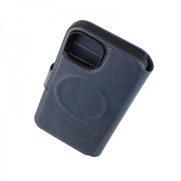 Rvelon iPhone 15 Fodral 4 Kortfack MagSafe Blå