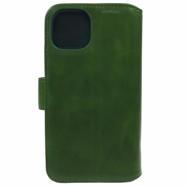 Nordic Covers iPhone 15 Plus Fodral Essential Leather Juniper Green
