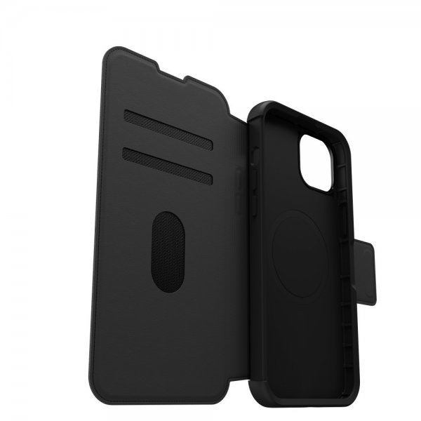 Otterbox iPhone 15 Plus Fodral Strada MagSafe Shadow Black