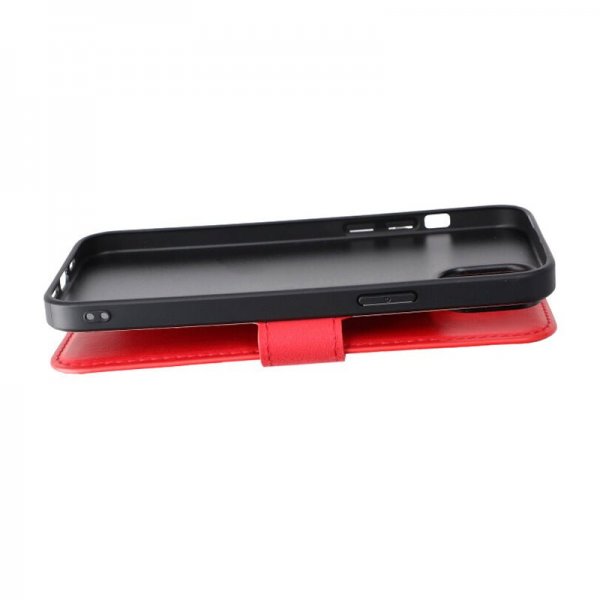 Rvelon iPhone 15 Plus Fodral 4 Kortfack MagSafe Röd