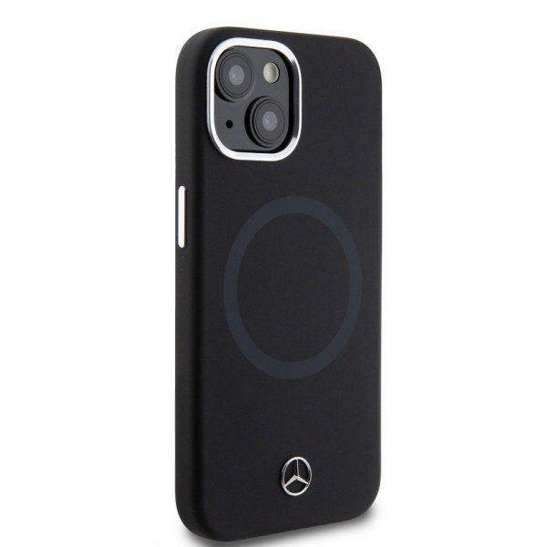 Mercedes Benz iPhone 15 Plus Skal Bicolor MagSafe Svart
