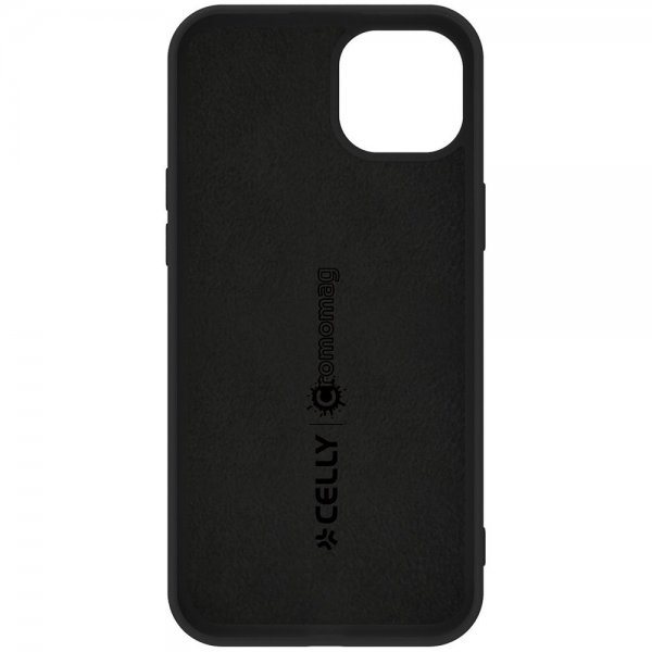 Celly iPhone 15 Plus Skal CROMOMAG Svart