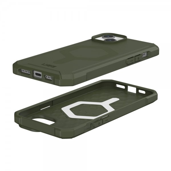 Urban Armor Gear (UAG) iPhone 15 Plus Skal Essential Armor MagSafe Olive Drab