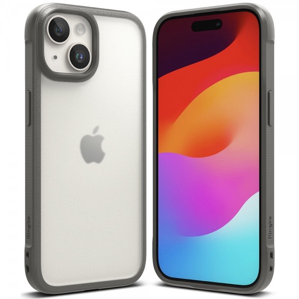 Ringke iPhone 15 Plus Skal Fusion Bold Matte Gray