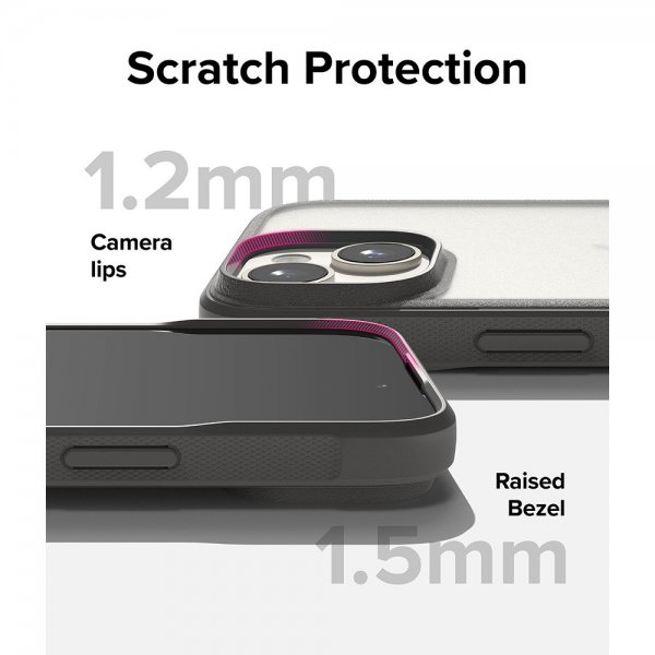Ringke iPhone 15 Plus Skal Fusion Bold Matte Gray