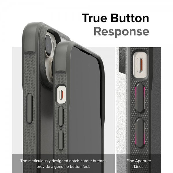 Ringke iPhone 15 Plus Skal Fusion Bold Matte Gray
