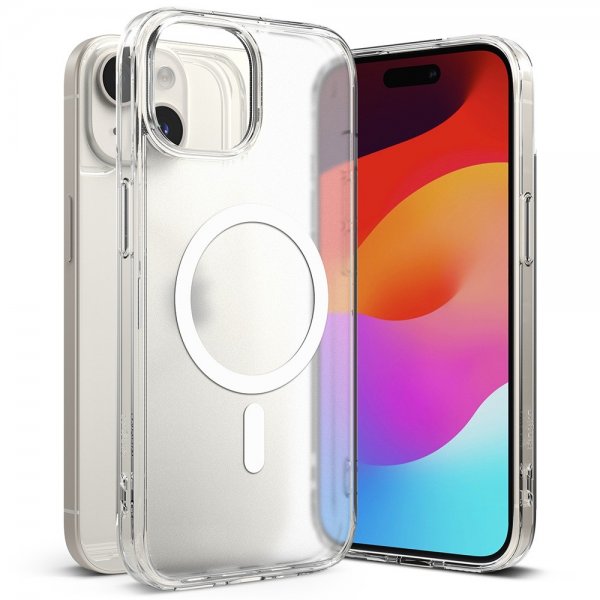 Ringke iPhone 15 Plus Skal Fusion Magnetic Matte Clear