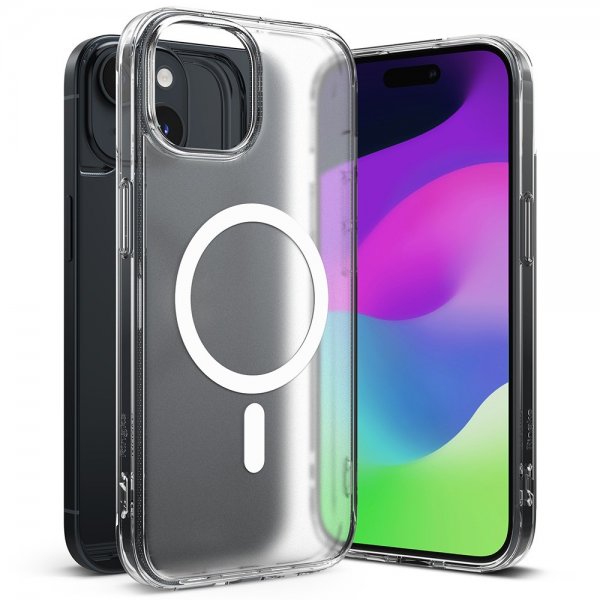 Ringke iPhone 15 Plus Skal Fusion Magnetic Matte Clear
