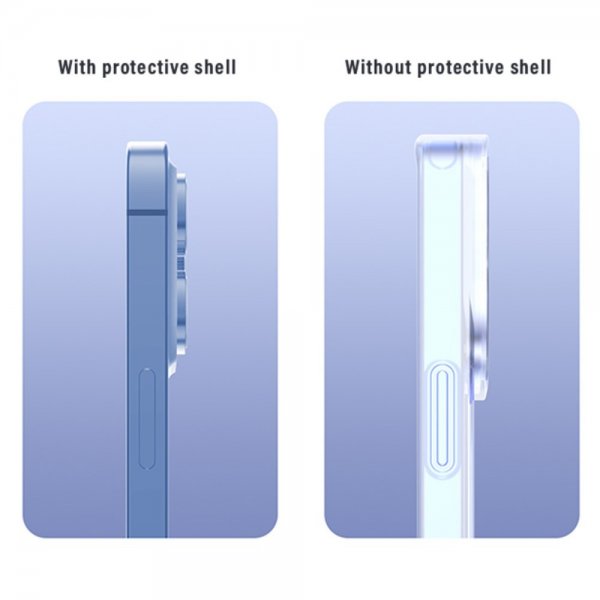 X-Level iPhone 15 Plus Skal Härdat Glas Blå