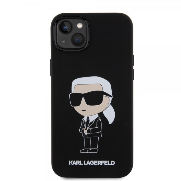 Karl Lagerfeld iPhone 15 Plus Skal Ikonik NFT Svart