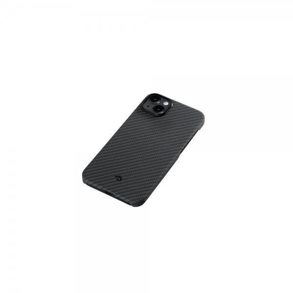 Pitaka iPhone 15 Plus Skal MagEZ Case 4 Black/Grey Twill