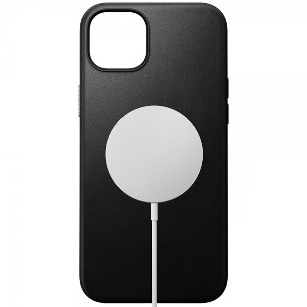 Nomad iPhone 15 Plus Skal Modern Leather Case Svart